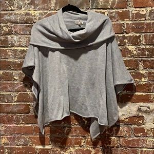 Grey poncho